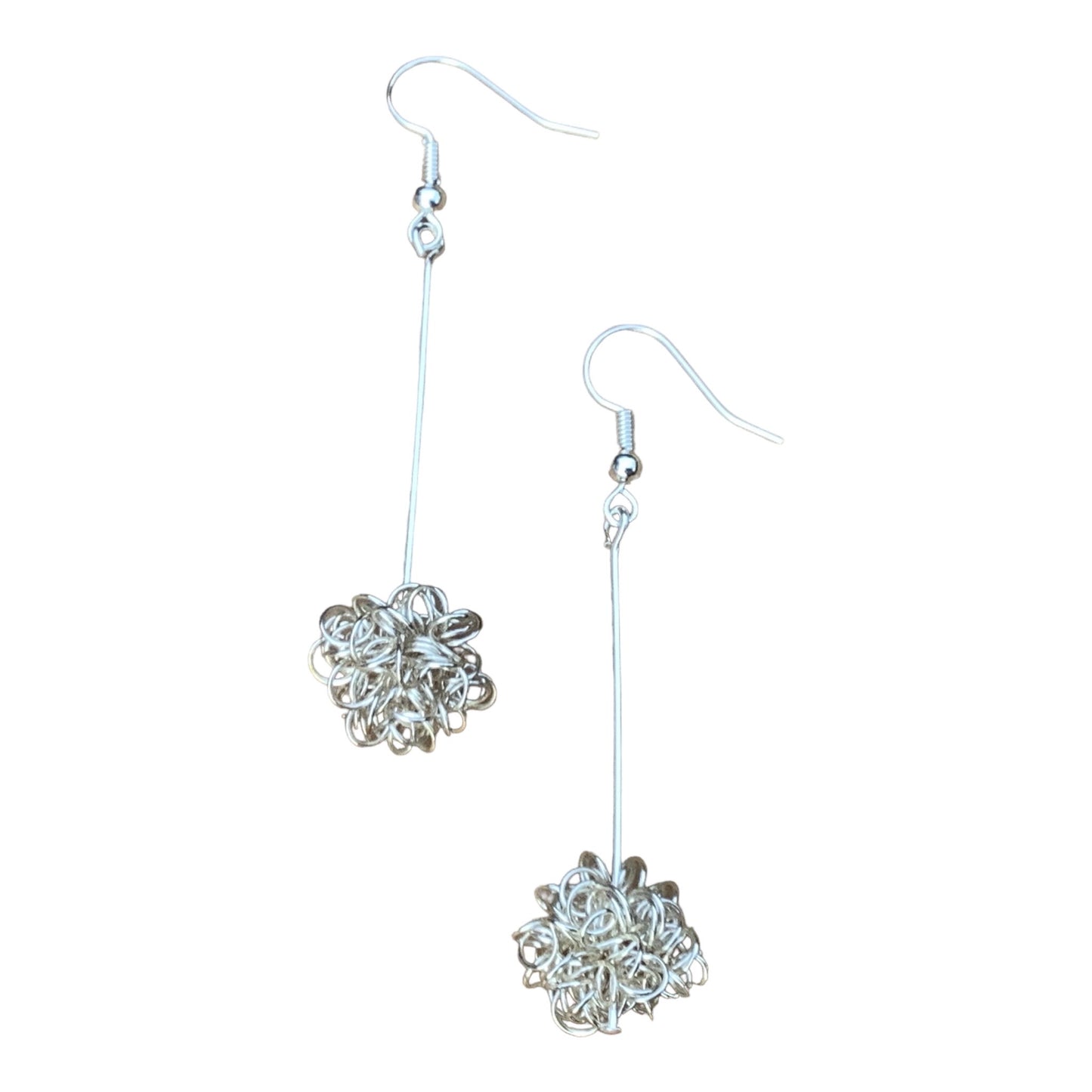 Tangled long earrings
