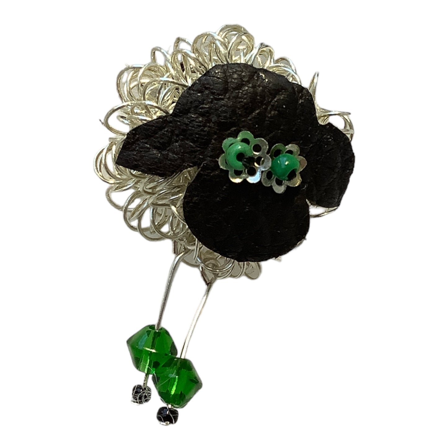 Tangled Sheep Brooch