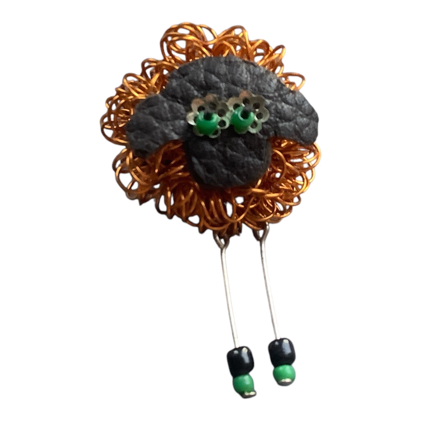Tangled Sheep Brooch