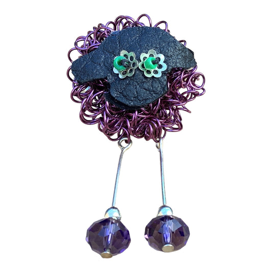 Tangled Sheep Brooch